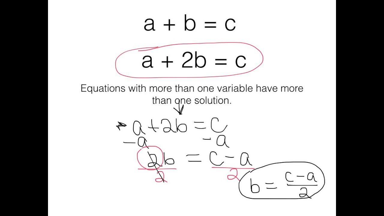 solving-equations-multiple-variables-youtube