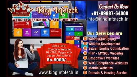 web development in ludhiana punjab india www.kinginfotech.in
