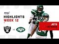 Jets Defense Grounds the Raiders | NFL 2019 Highlights