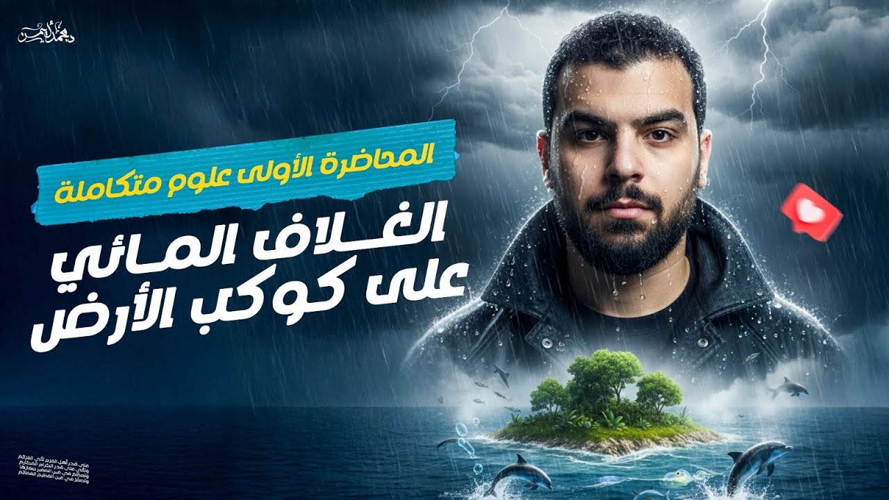 إنطلاقة العلوم المتكاملة والمحاضرة الأولى - الغلاف المائي على كوكب الأرض - دكتور محمد أيمن 🚨