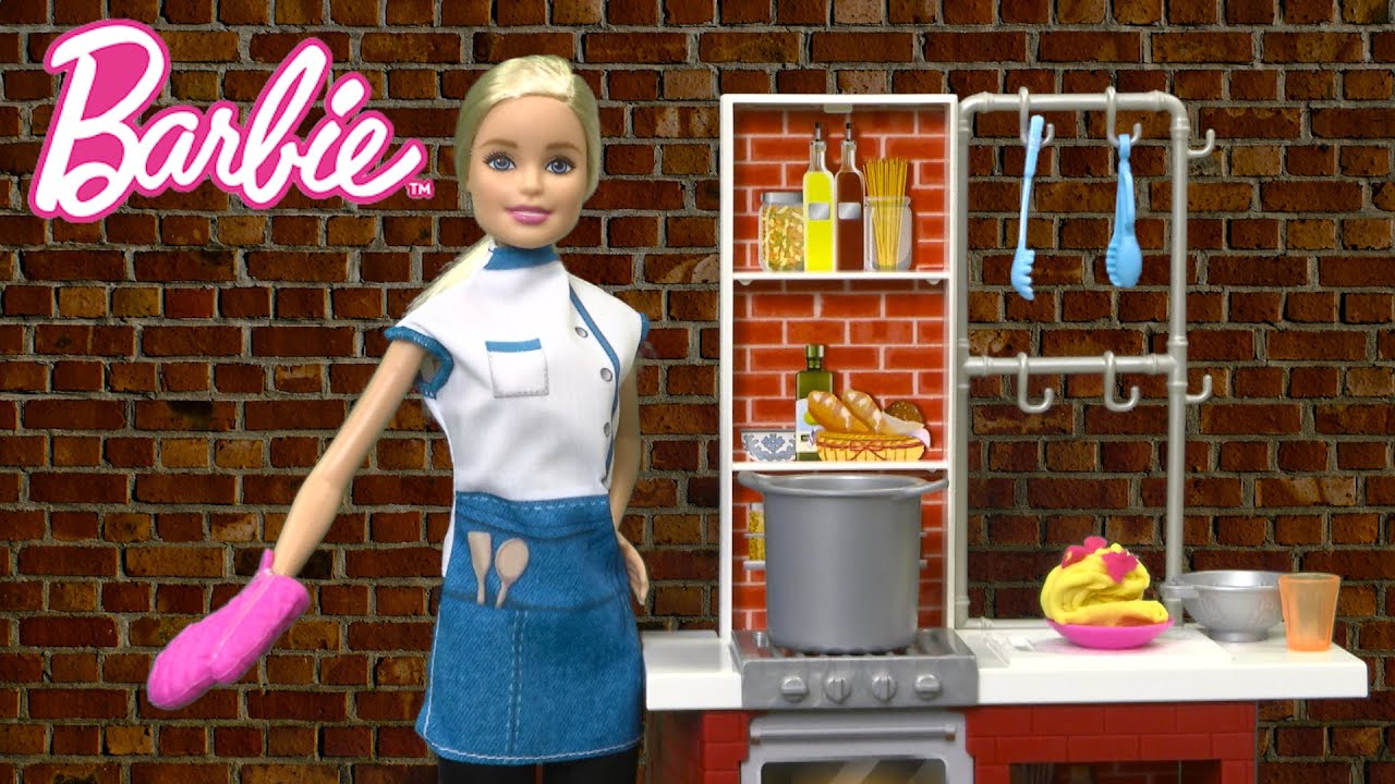 barbie spaghetti chef