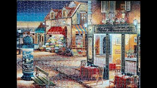 Gibsons 1000 Starry Night - jigsaw puzzle time-lapse
