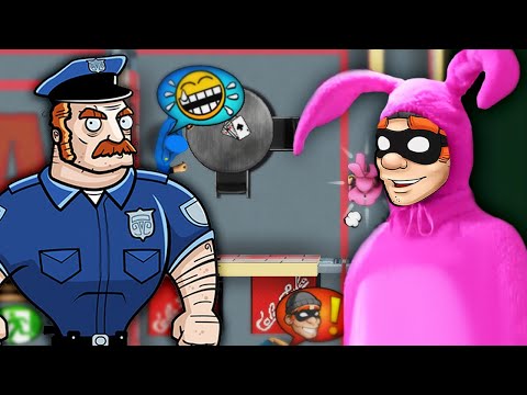 ВОРИШКА БОБ в ТЮРЬМЕ #4 УГАРНЫЙ ЗАЯЦ против ПОЛИЦЕЙСКИХ! Robbery Bob: Man of Steal 