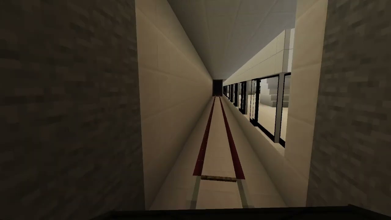 [마인크래프트 가상철도/Minecraft Transit Railway MOD/타치바나시] 타치바나 지하철 5호선 하행 전구간 주행영상 Tachibana metro Line 5