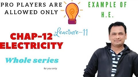 example 12.10, 12.11, 12.12 electricity class 10 in hindi