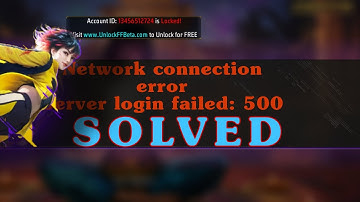 Proxy Server Login Failed: 500 Error Fixed in Free Fire ✅