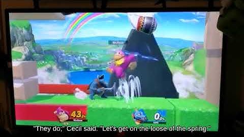 Game Cube _ Tether Recovery Pac-Man holding Barrel Cannon picking up Cloaking Device