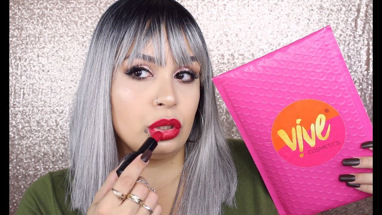 LATINA OWNED VIVE COSMETICS SWATCHES!