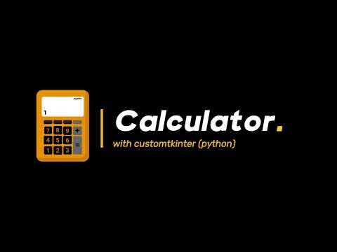 Free calculator with customtkinter (python)