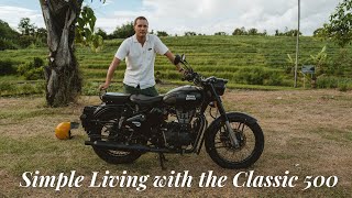 Slow Living with the Royal Enfield Classic 500 | A Traditional Balinese House/Cafe