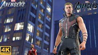 Hawkeye 2012 MCU Suit Gameplay - Marvel's Avengers Game (4K 60FPS)