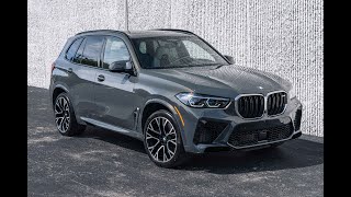 Special Order Dravit Grey 2022 BMW X5M with a White Interior Full Walkthrough!