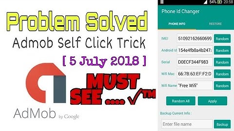 How to fix [Device Id Changer] Admob Self Click [Xposed Installer] (5 july 2018) Bangla Tutorial