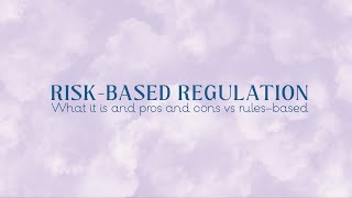 Risk-based Regulation | Policy Tools Framework