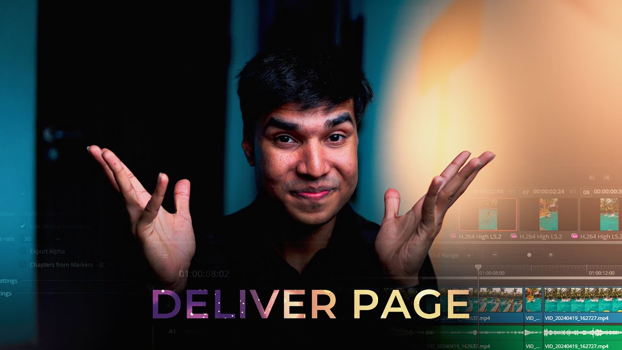 HOW I EDIT SERIES | DAVINCI RESOLVE - DELIVER PAGE | HINDI - YouTube