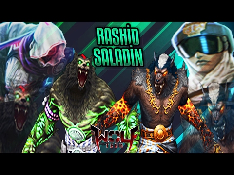 EK ÖZELLİKLİ GÜÇLÜ KURTLAR !! Wolfteam Rashid & Saladin ( 3 Top Atan Kurtlar )