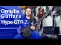 Ormsby guitars hype gtr 7 multiscale 2018 dahlia black  test by voron