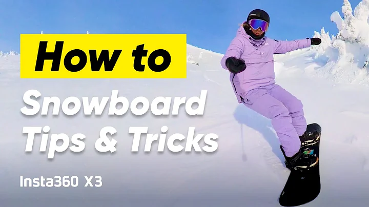 Insta360 X3 - 8 Ways to Level Up Your Snowboarding Shots (ft. Talia Komaike)