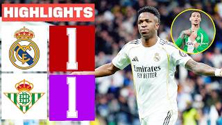 Real Madrid vs Real Betis 1-1 Highlights & All Goals 2026 🔥 Vinicius Júnior Goal