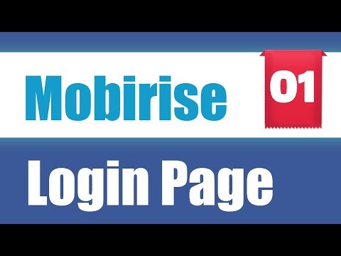 Login Seite erstellen [deutsch] | Mobirise Extension