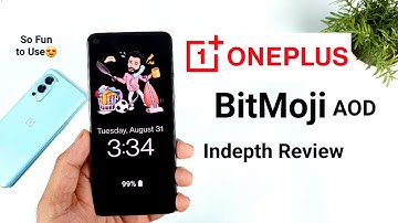 Oneplus Bitmoji in Always On Display is very fun and changes automatically 😍😍😍