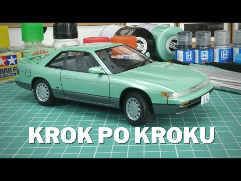 Nissan Silvia S13  - Model samochodu do sklejania dla początkujących