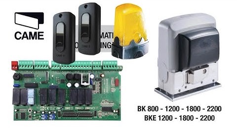 How to Connect CAME DIR Photocells, Flashlight & Push Button with CAME Control Board | 