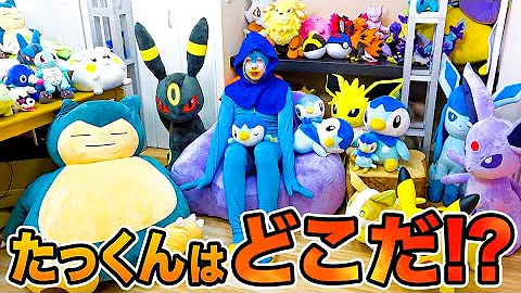 ポケモンだらけの部屋でかくれんぼ ボールプールで身を隠せ ポケモンなりきり対決 男女でミニチュアチャレンジ 対決 Mp3