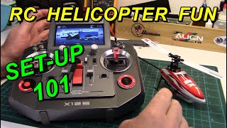 Basics of RC Helicopter Transmitter Setup for Various Flying Styles