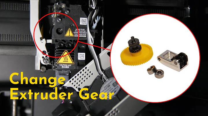 How to Upgrade to a Hardened Steel Extruder Gear on BambuLab P1P