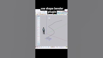 how to create ramp in sketchup | shape bender plugin | sketchup tutorial