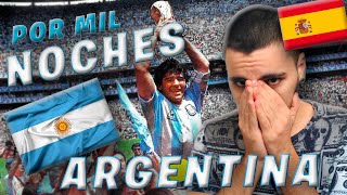 REACCIÓN POR MIL NOCHES ARGENTINA  🇦🇷💙 *MUY EMOTIVO* |VIDEOREACCION DE UN ESPAÑOL
