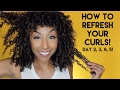 How To Refresh Your Curls! Day 2, 3, 4, 5 Curls! | BiancaReneeToday