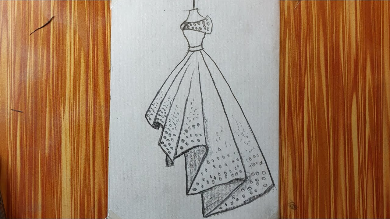 white christmas dresses Illusion One Shoulder Sequined Custom-Made Wedding Dress Sketch, A Custom Sketch