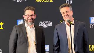 Joe Port & Joe Wiseman (EPs/Showrunners of Ghosts-Winner Best Comedy), 52nd Annual Saturn Awards
