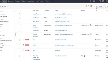 How to capture leads Manually in Zoho CRM.