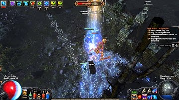 Path of Exile Hybrid Dagger Lightning Strike +50K 5L dps