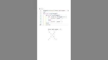 🔠 #x #programming #coding #trending #viral #shorts #videos #python #pattern #pythonpattern #python3