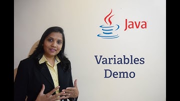 Java Tutorials 08 - Variables Demo