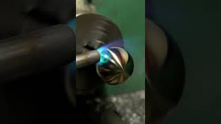 Torched Titanium Sphere Shift Knob!