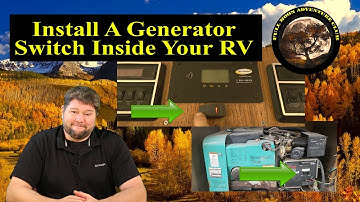 Add A Generator Switch Inside Your RV - Cummins Onan 4000 watt Generator switch install