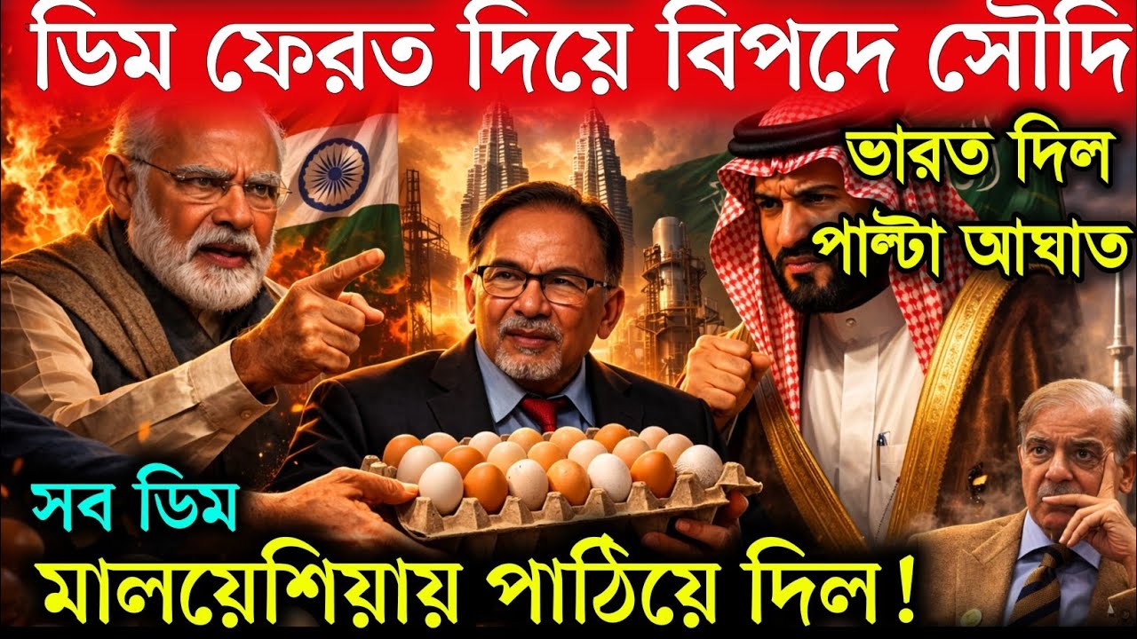 ডিমে সৌদি ফেঁসে গেল, আকাশে রাশিয়া বাদ! ভারতের ডাবল মাস্টারস্ট্রোক | Saudi Arabia Egg Ban | News