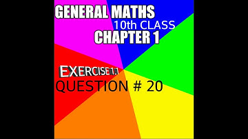 General maths (10th) chapter 1 exercise 1.1 Question-20