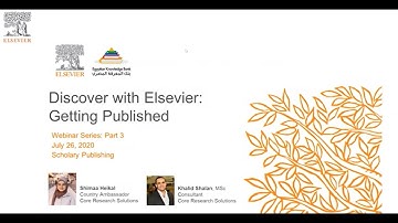 Discover with Elsevier: Getting Published