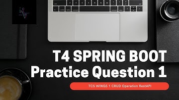 TCS Wings 1 T4 Spring Boot Practice Question 1 @Rahul_Vijayan  Library Management System | CRUD