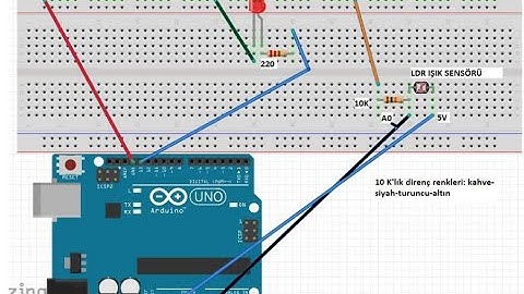 ARDUINO DEVRE ELEMANLARIYLA GECE LAMBASI YAPIMI