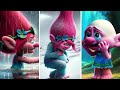 Cant stop laughing poppy lost hair  trolls 3 fantasy story 2024