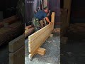 釘ゼロの神業🚪✨ NO NAILS! Perfect Wood Joint #shorts #職人技 #woodworking
