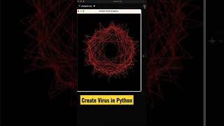 Create Virus using python turtle #shorts #coding #programming screenshot 2