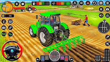 Modern Tractor Farming Driving Simulator 3D - New Tractor Games - Android  Gameplay